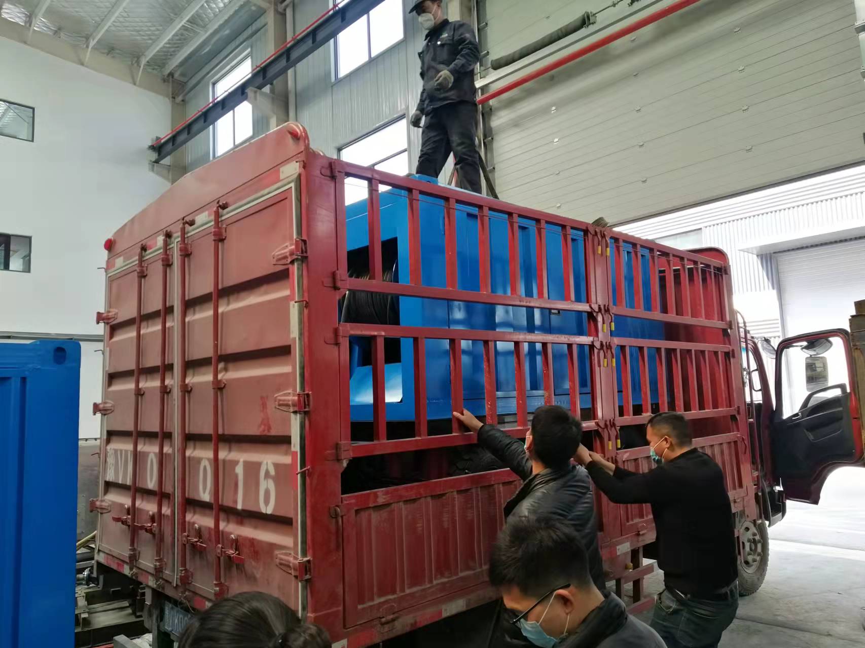 大型管道清洗機發(fā)貨